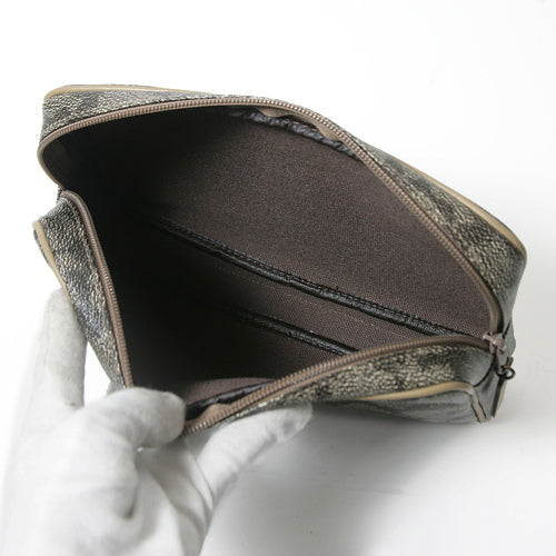 YVES SAINT LAURENT ポーチ付きボストン