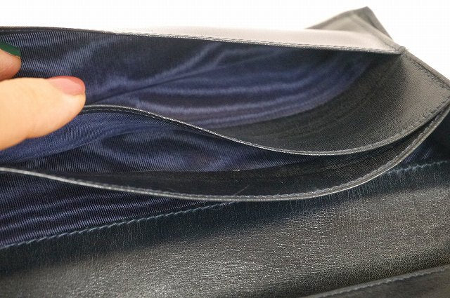 OLD Gucciネイビー半円GG財布