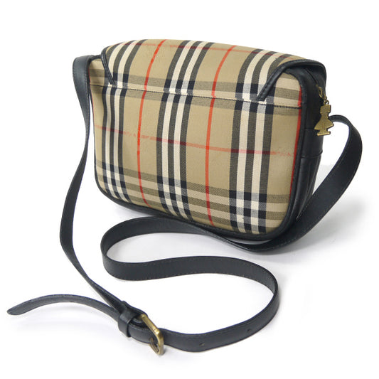 Classical Burberrys レア!ノバチェック柄ショルダーバッグ(ベージュ)