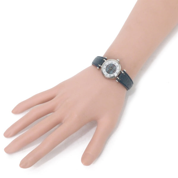 Burberry's ラウンドチェック柄フェイス腕時計(紺系)