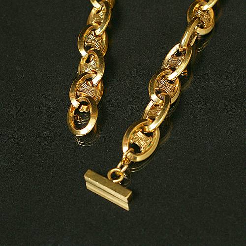 OLD Celine ゴールドチェーンネックレス