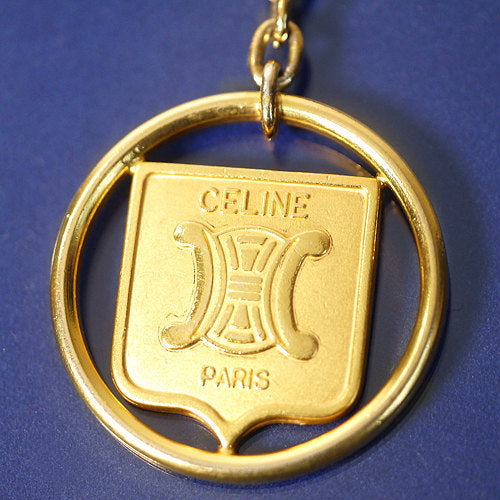 OLD CELINE ゴールドキーホルダー