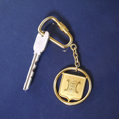 OLD CELINE ゴールドキーホルダー