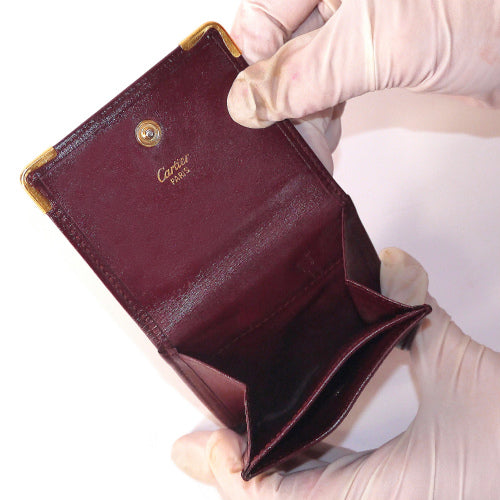 Cartier ボルドーコインケース