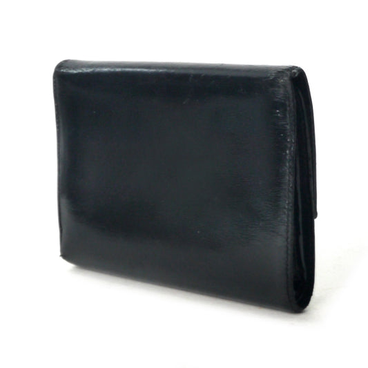 Cartier パンテールライン パテントレザー折財布(黒)