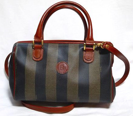 Fendiペカン柄2Wayボストン