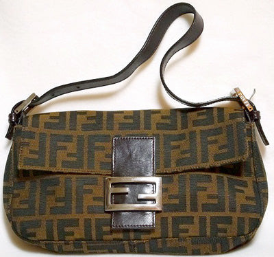 Fendi ズッカ柄 ミニワンショルダー(茶)