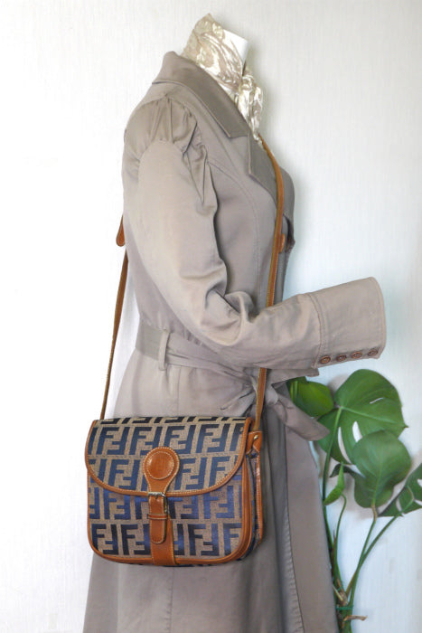 OLD Fendi ズッカ柄 ショルダー(茶)