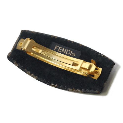 Fendi ズッカ柄バレッタ(茶)
