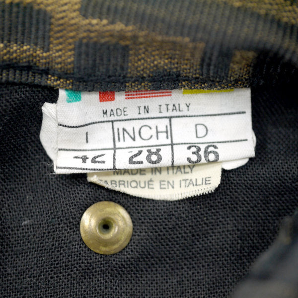 Fendi vintageズッカ柄ハイウエストパンツ(茶)