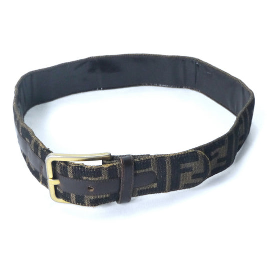 Fendi ズッカ柄ウエストベルト(茶)