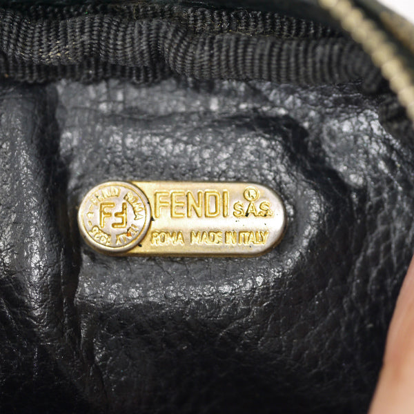 Fendi ズッカ柄 スクエアポーチ(茶)