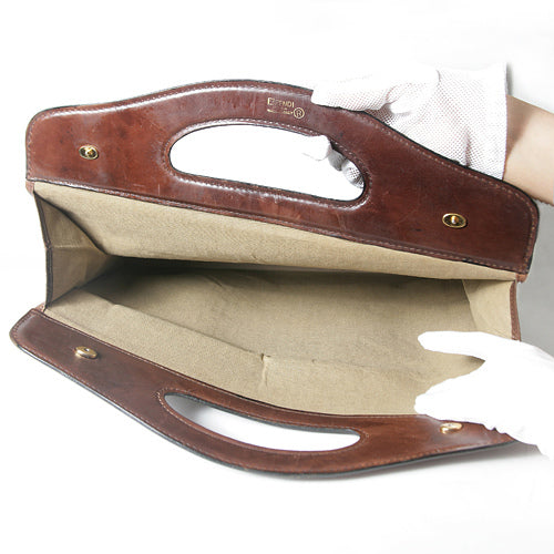 Fendi ズッカ柄 ハンディバッグ(茶)