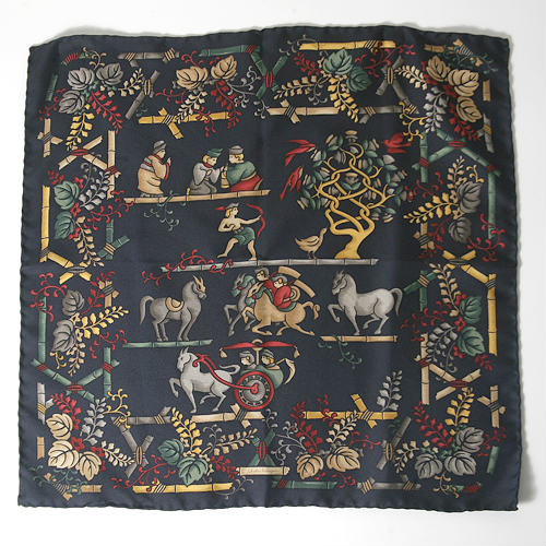 Salvatore Ferragamo シルクスカーフ（馬柄） – Vintage Shop Rococo