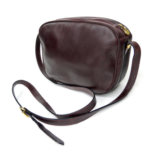 Salvatore Ferragamo Varaリボン ポシェットバッグ(ボルドー)