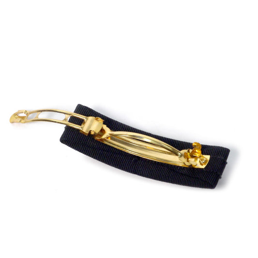 Salvatore Ferragamo ガンチーニ金具バレッタ(黒)