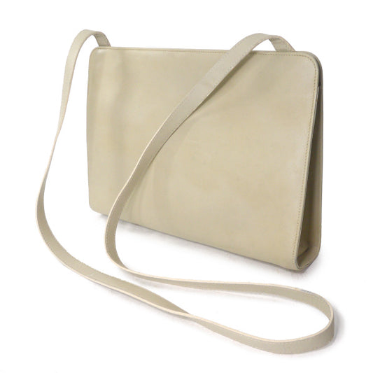 Salvatore Ferragamo ゴールド金具2WAYレザーバッグ(ベージュ)