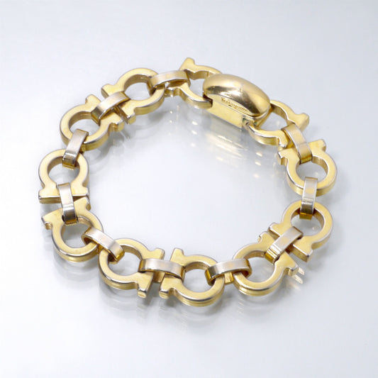 Salvatore Ferragamo ガンチーニ チェーンブレスレット(ゴールド)