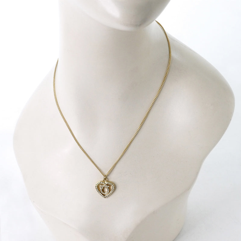 Salvatore Ferragamo ハートガンチーニネックレス(ゴールド)