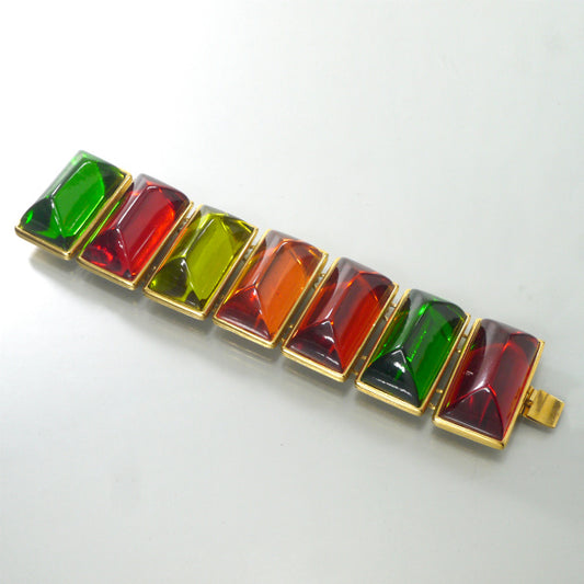 Goossens Paris ビジューアクリルストーンバングル