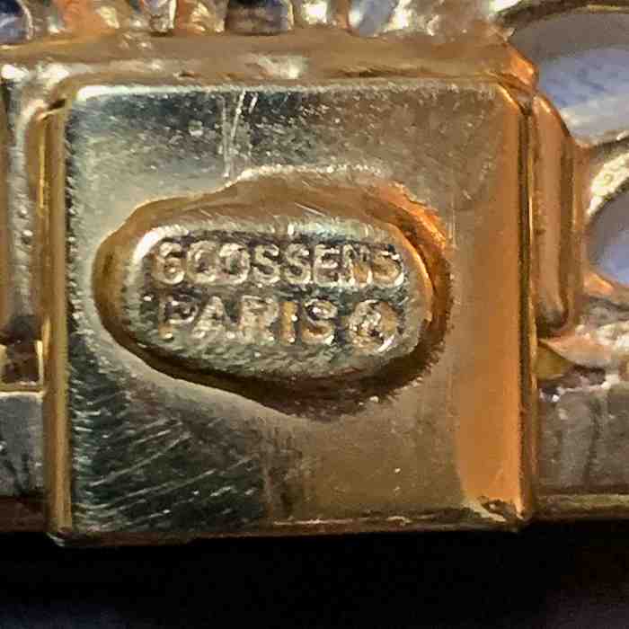 Goossens Paris ビジューアクリルストーンバングル