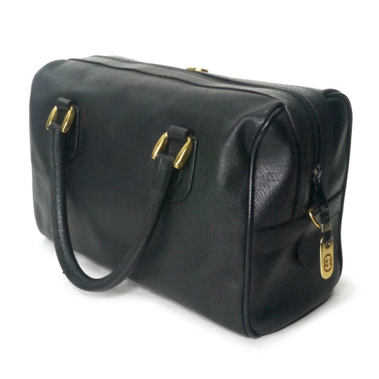 OLD Gucci 角ミニボストン(黒)