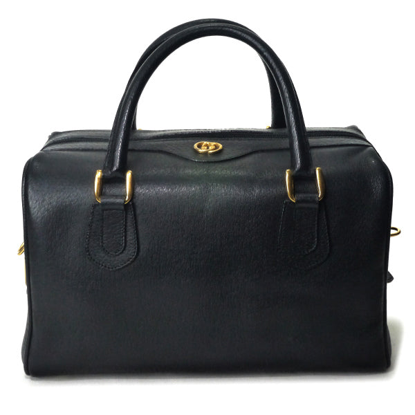 OLD Gucci 角ミニボストン（黒） – Vintage Shop Rococo