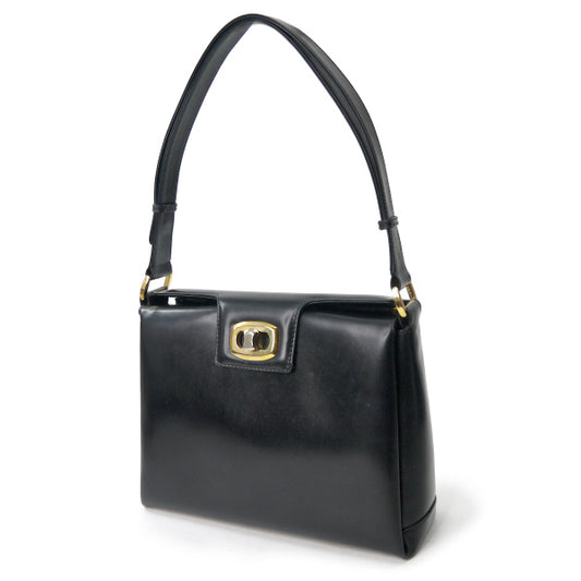 OLD Gucci お宝!!ターンロック金具2WAYバッグ(黒)