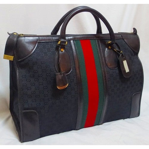 OLD Gucci 大型黒ボストン