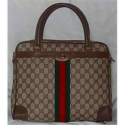 OLD Gucci 2Way可能!薄型ボストン(茶)