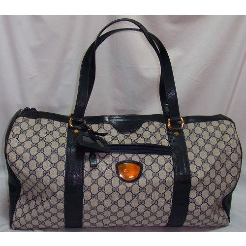 OLD Gucci 大型ボストン(青)