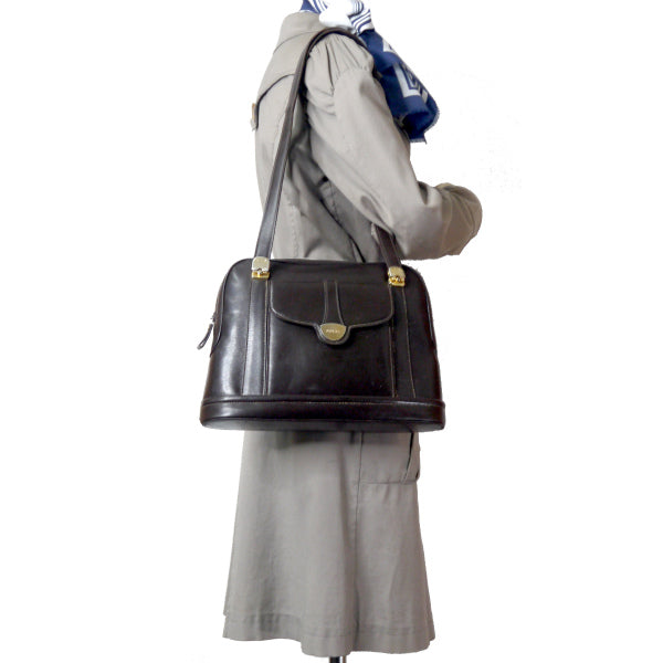 OLD Gucci 70sレア!逆三角プレート ボストンショルダー