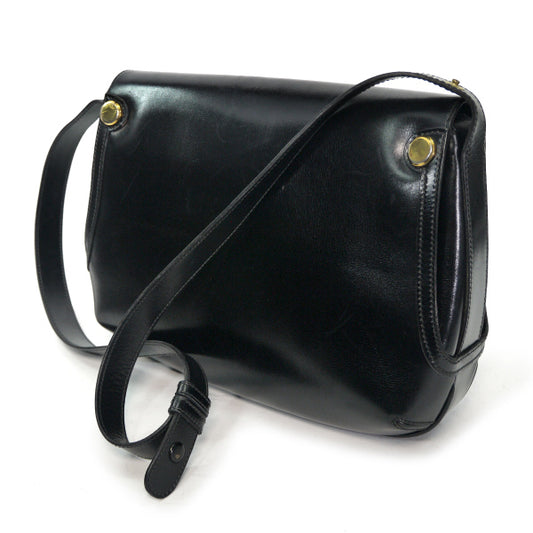 OLD Gucci 総革GG金具2WAYショルダーバッグ(黒)