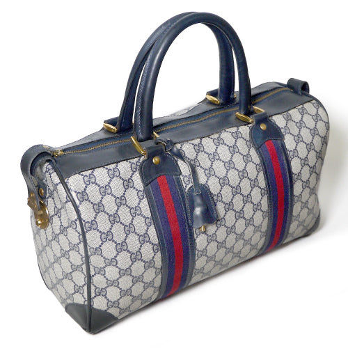 OLD Gucci 大型ボストン（2シェリー青） – Vintage Shop Rococo