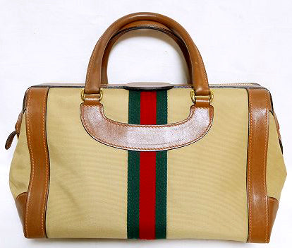 OLD Gucci レア!キャメルボストン