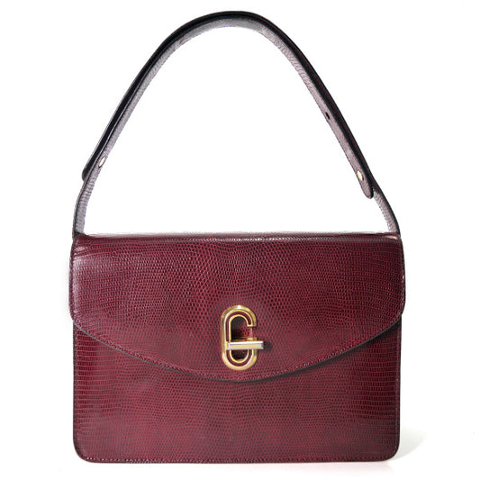 オールドグッチ 70s リザードショルダー