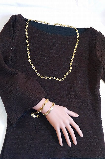 GIVENCHY ゴールド3Way ロングネックレス