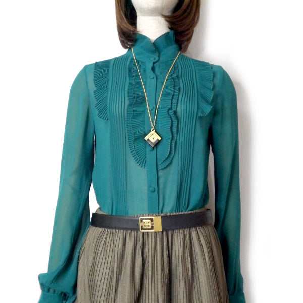 GIVENCHY 4Gロゴバックルレザーベルト(黒)