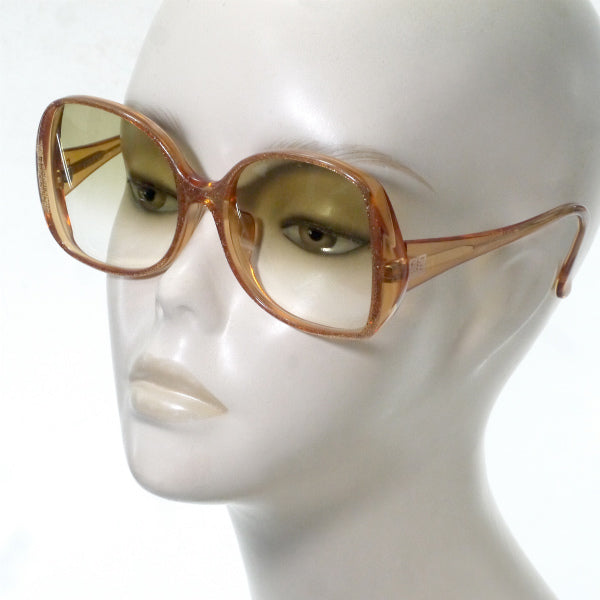 GIVENCHY グリッター ヴィンテージサングラス(オレンジ)