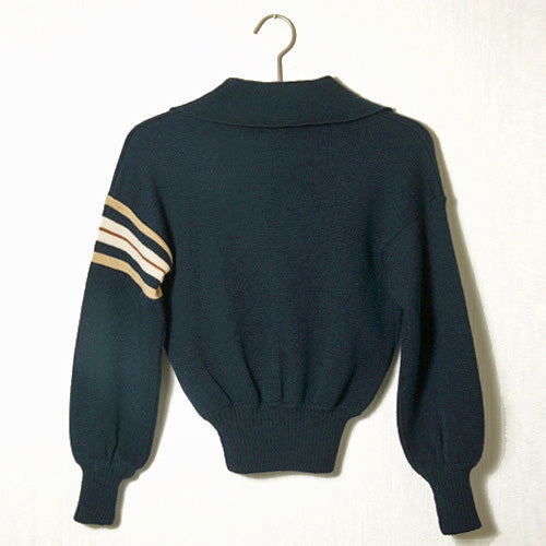 OLD Gucci ニットプルオーバー(紺)