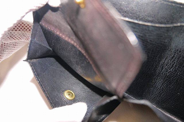 OLD Gucci 総皮2つ折れ財布(黒)