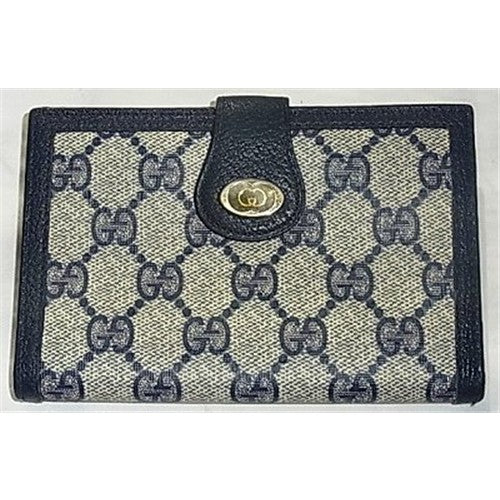 OLD Gucci がま口財布(青)