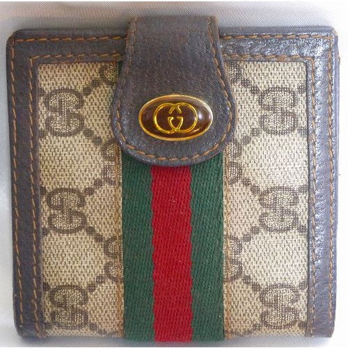 OLD Gucci 2つ折れ財布(茶)