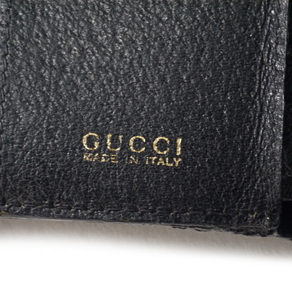 OLD Gucci ホースビット折財布(黒)