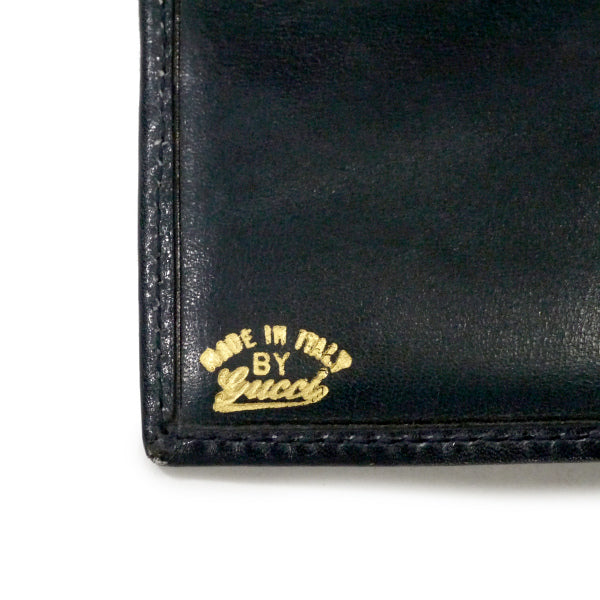 OLD Gucci シェリー2つ折れ財布(青)