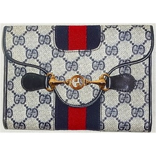 OLD Gucciレア!シェリー財布(青)