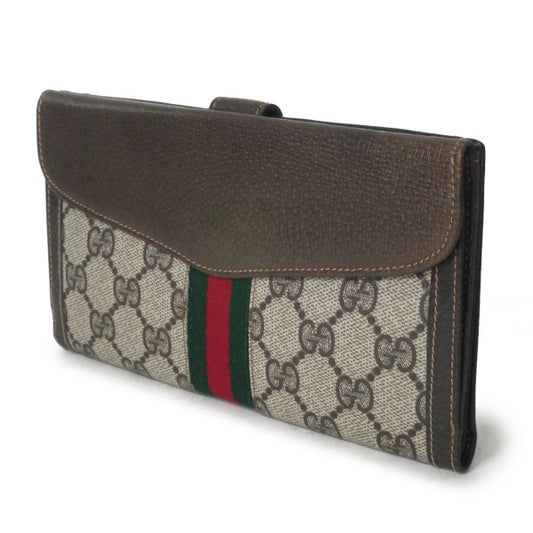 OLD Gucci 80s アクセコ 3つ折れシェリー長財布