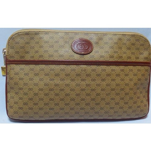 OLD Gucci セカンドバッグ(マイクロミニ茶)