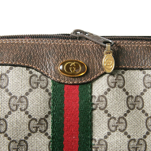 OLD Gucciシェリーセカンドバッグ(茶)