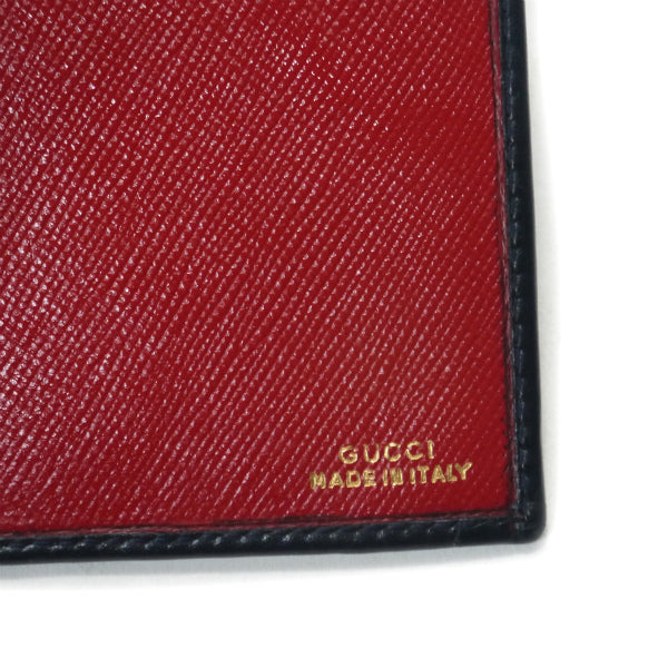 OLD Gucci 80sデッドストック横長財布(青・GG柄)